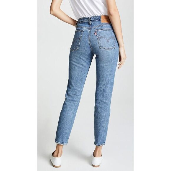 Levi's Premium Women's Sz 25 These Dreams Blue Wedgie Icon High Rise Jeans - Picture 12 of 12